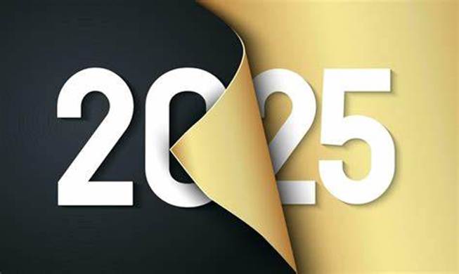 2025 Happy New Year Background Design. 33127471 Vector Art at Vecteezy